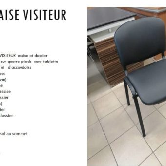 Chaise Visiteur - Admedco Fabrication Mobilier Métallique